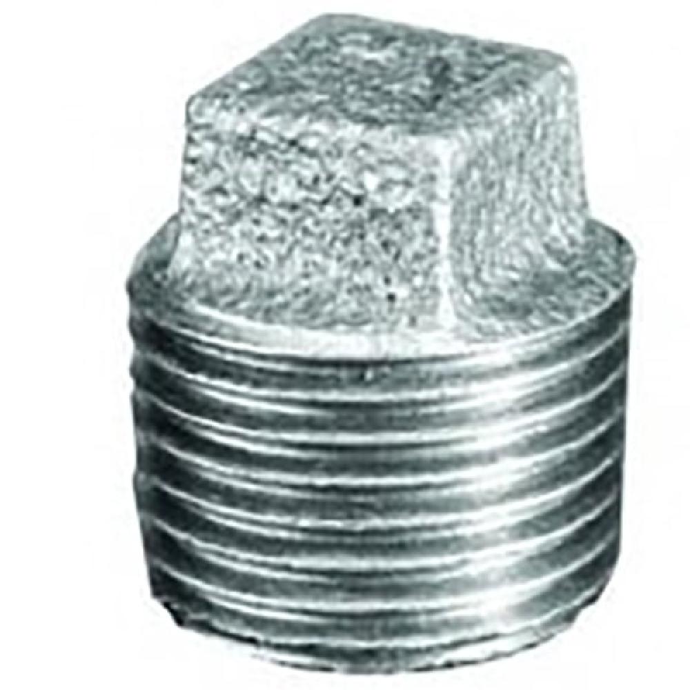 JTM Galvanised Solid Plug