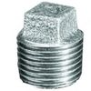 JTM Galvanised Solid Plug - 1 inch 
