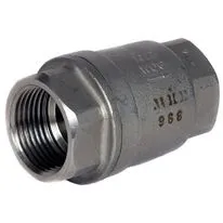 JTM Large Stainless Steel Parallel Spring Check Valve
