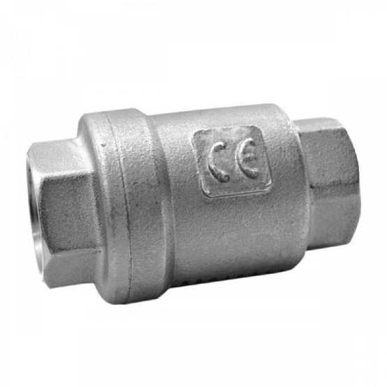 JTM Stainless Steel 2 Piece Threaded Spring Check Valve | Plumbing ...