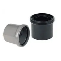 JTM Single Socket Push Fit and Solvent Coupler - 110mm