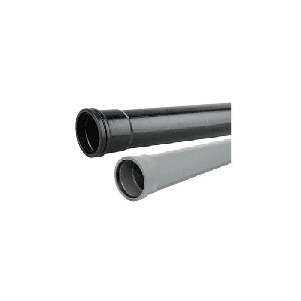 JTM Single Socket Soil Pipe - 110mm x 3m