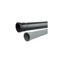 JTM Single Socket Soil Pipe - 110mm x 3m
