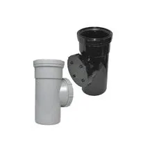 JTM 92 Degree Single Socket Straight Access Pipe - 110mm