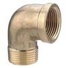 JTM Male x Female Threaded Brass 90 Degree Elbow - 3/8 inch