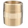 JTM Threaded Brass Barrel Nipple - 3/4 inch