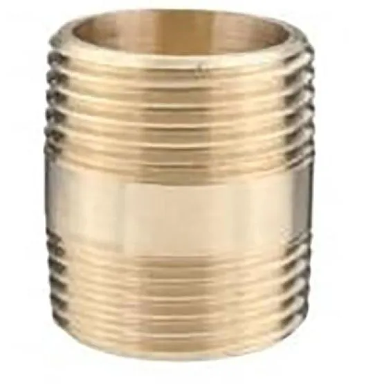 Threaded Bras JTM Threaded Brass Barrel Nipple - 2 inch | Plumbing Superstore®