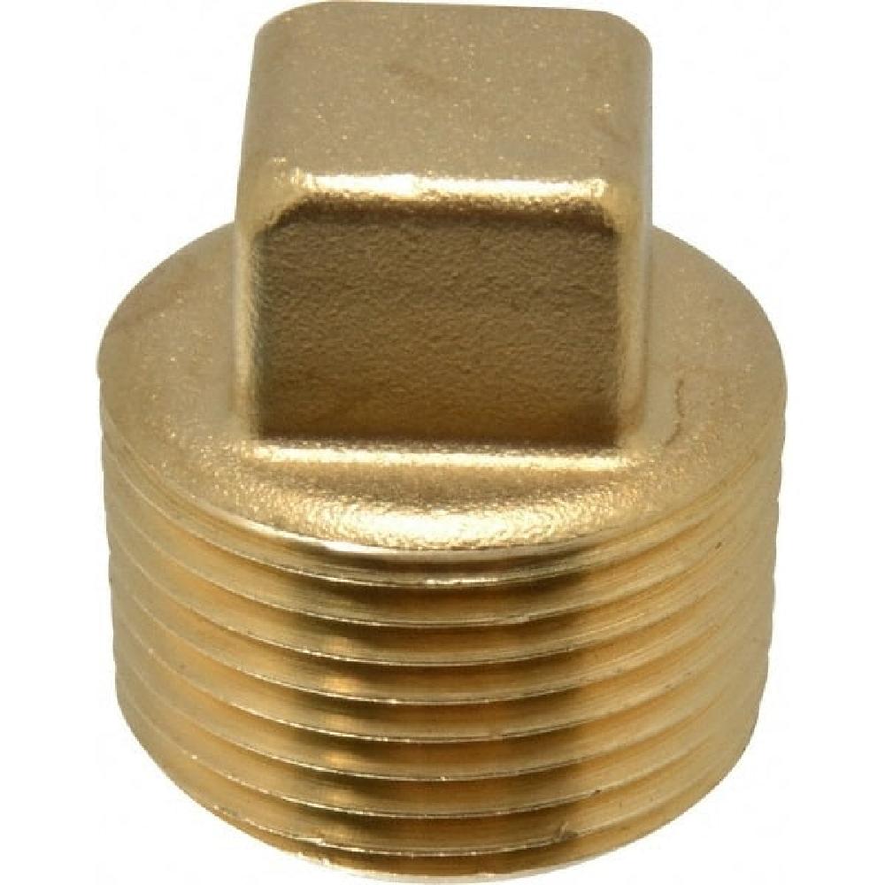 JTM Square Headed Brass Plug 