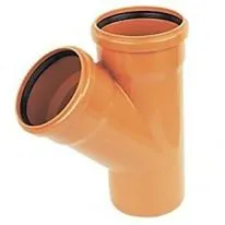 JTM Underground Double Socket Y Junction Drain Pipe