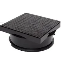 Floplast Round to Square Plastic Manhole Cover and Frame