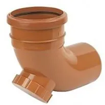 JTM Underground Drainage Pipe Socket - Spigot Access 87.5 Degree Bend