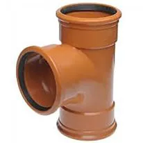 JTM Underground Drain Pipe Triple Socket T Junction