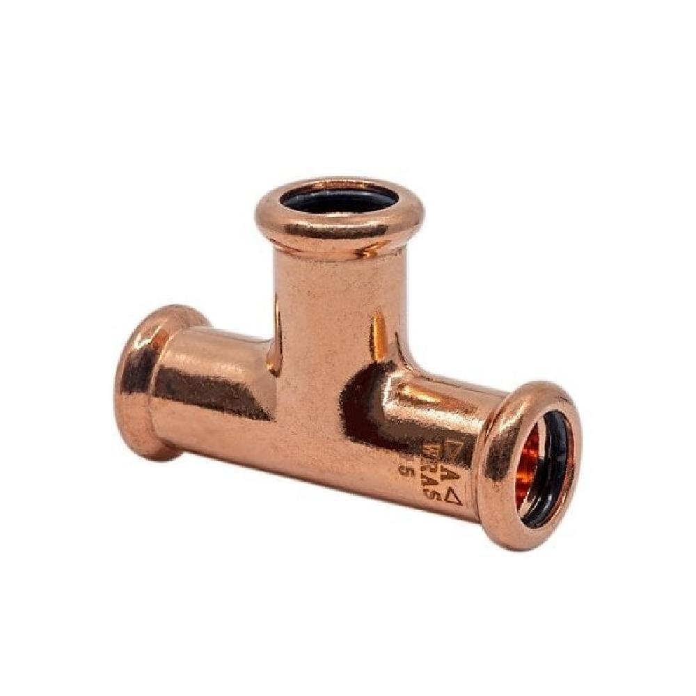 JTM Copper Gas M Profile Equal Tee