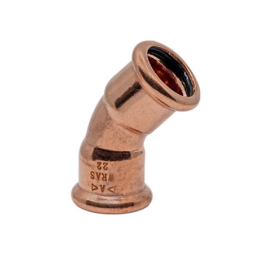 JTM Copper M Profile 45 Degree Obtuse Elbow