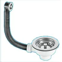 McAlpine Stainless Steel Straight Waste Flange Basket - 1 1/2 inch x 113mm