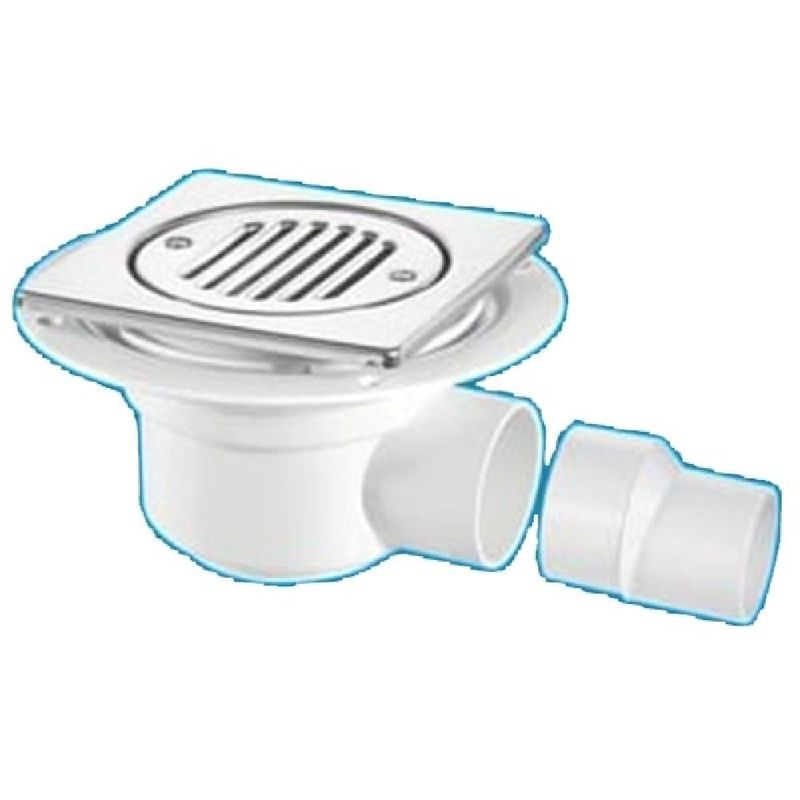 McAlpine Stainless Steel Shower Gully 2 inch x 1 1/2 inch x 50mm