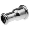 Pegler Yorkshire Xpress Copper Chrome S1RCP Press Reducing Coupling - 22mm x 15mm