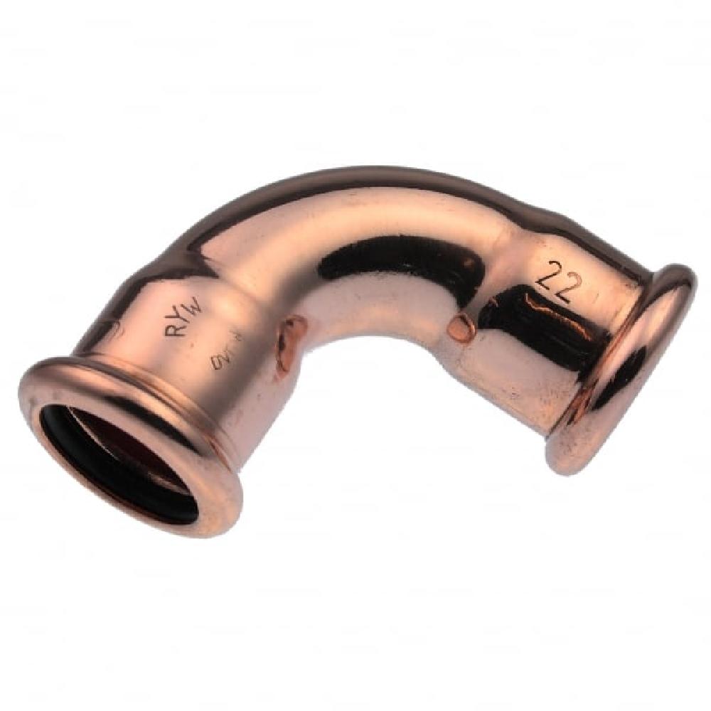 Pegler Yorkshire Xpress S12 Copper Press 90 Degree Elbow