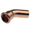 Pegler Yorkshire Xpress Copper Press Fit 45 Degree Male/Female Elbow - 22mm