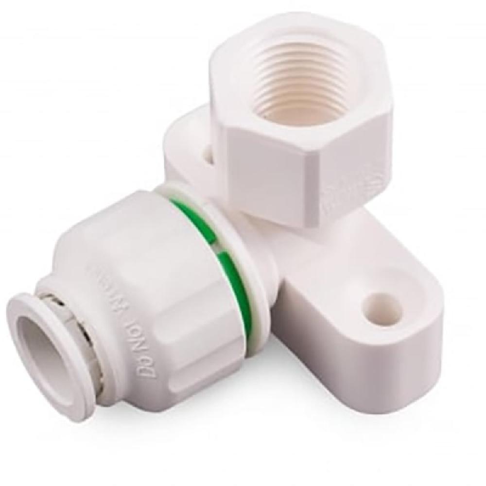 Pipelife Pushfit Back Plate Elbow - 15mm x 1/2 inch