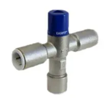 Reliance Water Controls Easyfit Thermostatic Mixing Valve with JG Speedfit Connections - 15mm