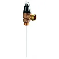 RWC PTEM100050 195mm Lever Top Pressure & Temperature Relief Valve Probe 7 Bar - 1 inch