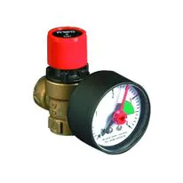 RWC Pressure Relief Valve With Gauge F x F 3 Bar - 1/2 inch