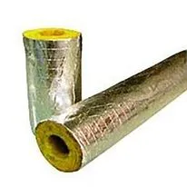 Rockwool Rocklap 25mm Wall x 1m Foil Faced Pipe Insulation
