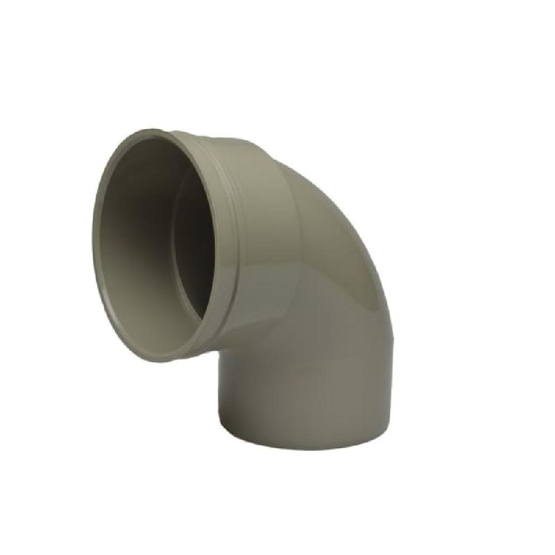 Solvent Weld Soil 90 Degree Bend Single Socket 110mm Plumbing