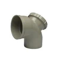 Solvent Weld Soil 90 Degree Bend Single Socket Access - 110mm