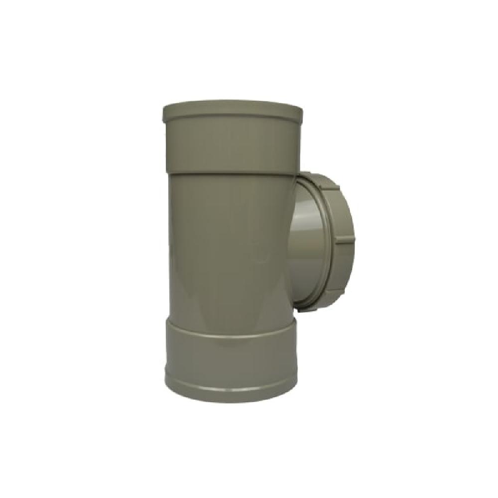Solvent Weld Soil Double Socket Access Pipe - 110mm