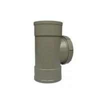 Solvent Weld Soil Double Socket Access Pipe - 110mm
