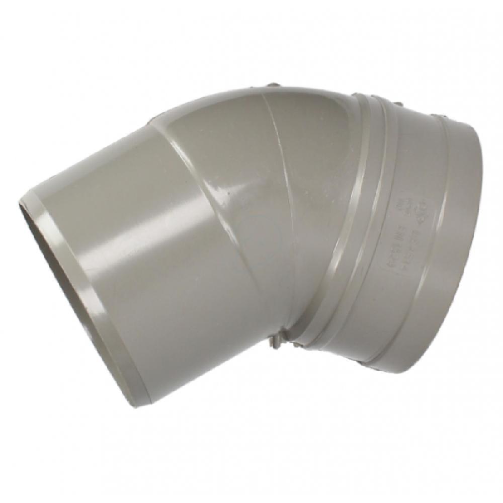 Solvent Weld Soil 45 Degree Bend Single Socket - 100mm