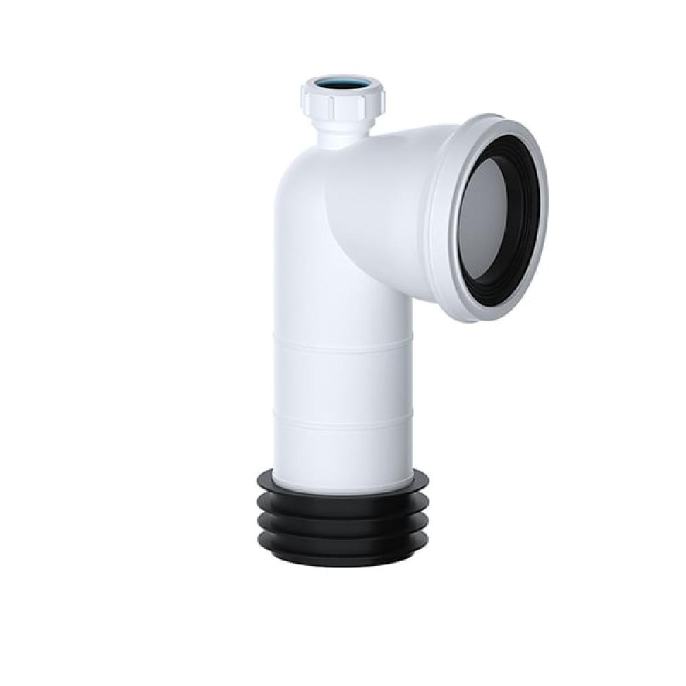 Viva Sanitary 90 Degree Bend WC Pan Connector Adapter - 1 1/4 inch