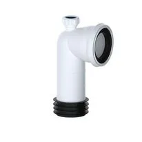 Viva Sanitary 90 Degree Bend WC Pan Connector Adapter - 1 1/4 inch