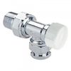 Pegler Yorkshire Belmont VB1290 Thermostatic Radiator Valve Body Only Angled Horizontal - 15mm x 1/2 inch