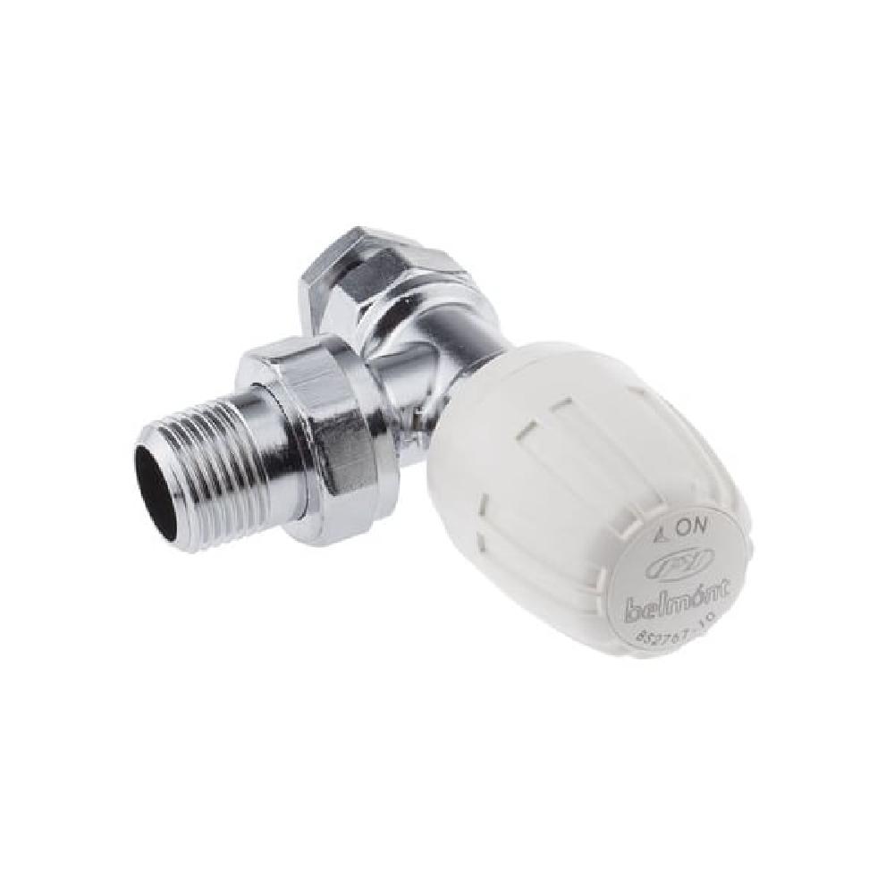 Pegler Yorkshire Belmont Chrome Wheelhead Angled Valve Pattern for Copper & Iron