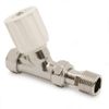 Pegler Yorkshire Terrier 368CP Wheel-handle Radiator Valve - 15mm x 1/2 inch