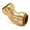 Pegler Yorkshire T21 Tectite Classic Brass Obtuse Elbow - 22mm