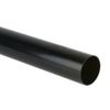 Brett Martin Plastic Guttering Round Style Downpipe 2.5m Length 68mm - Black
