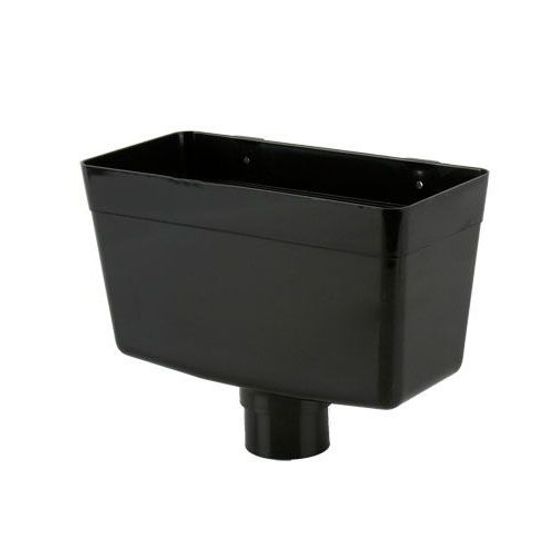 Brett Martin Plastic Guttering Universal Downpipe Hopper Head - Black ...