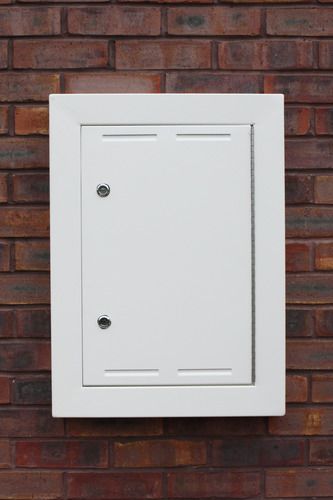 Electricity Meter Overbox Aluminium Vented Architrave 610 x 415 x 75mm