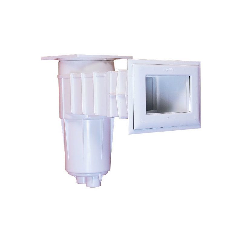 Swimming Pool Skimmer Box Trap with Extension Throat for Lined Pools