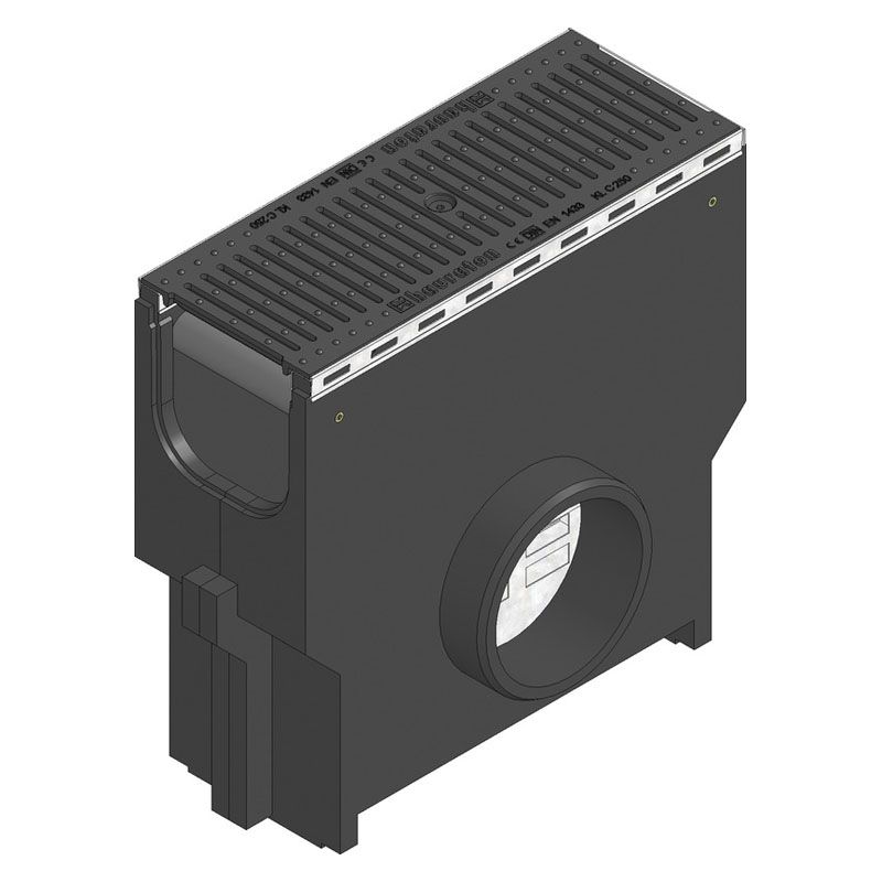 Hauraton Recyfix PLUS 150 Sump Unit & D400 HeelSafe Ductile Iron Grating