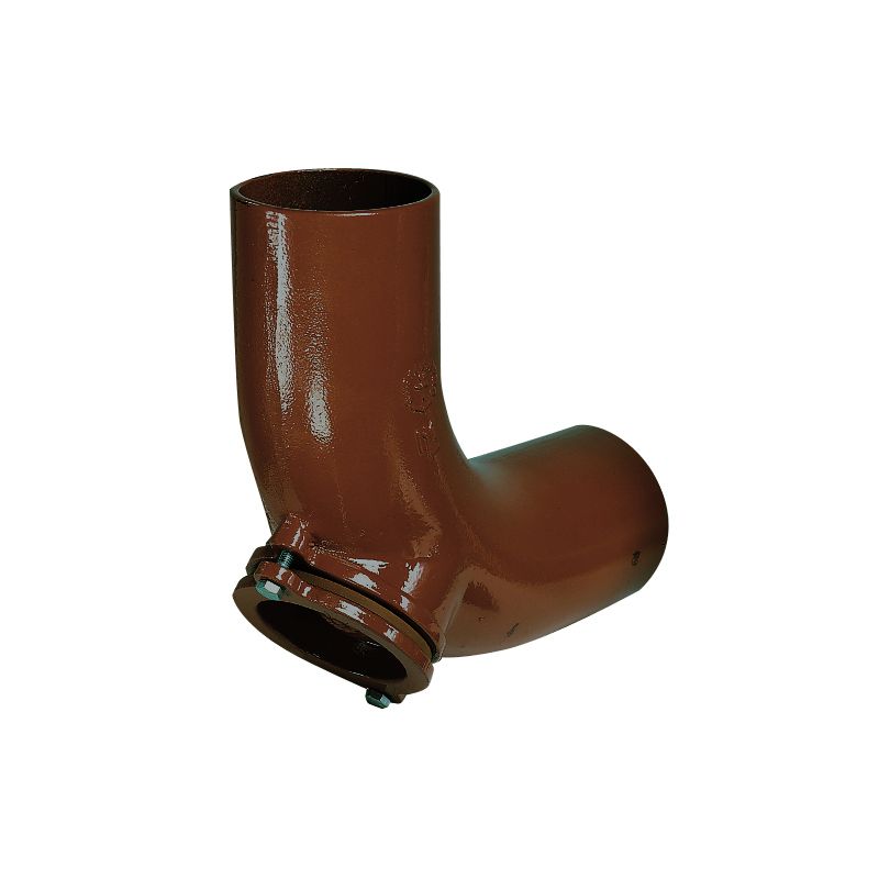 Cast Iron Underground Drain Pipe 100mm Long Radius Access Bend - SML