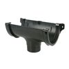 Brett Martin Plastic Guttering Deepstyle Industrial Running Outlet 170mm Black
