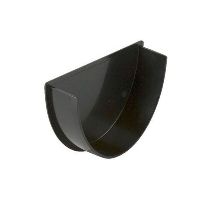 Plastic Guttering Deepstyle Industrial Internal Stopend 170mm Black
