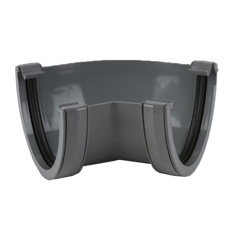 Plastic Guttering Deepstyle Industrial Fabricated Angle 170mm Grey