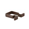 Brett Martin Plastic Guttering Square Downpipe Bracket 65mm - Brown