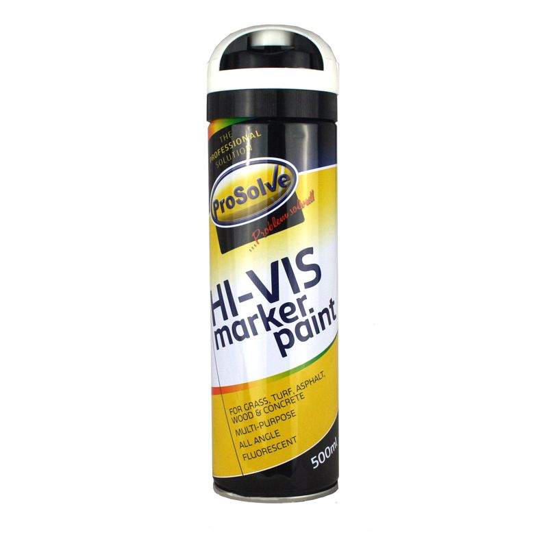 Blue Diamond White/Blue Hi-Vis Fluorescent Spray Paint Survey Marker 500Ml - Diamond